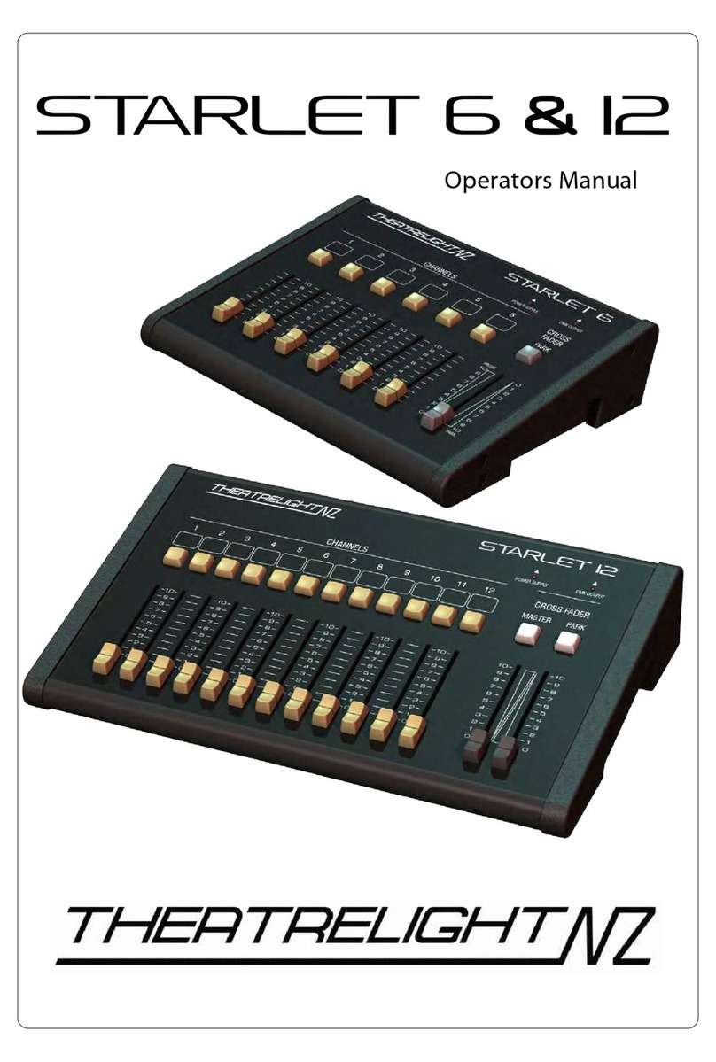 Theatrelight STARLET 6 Operator's manual