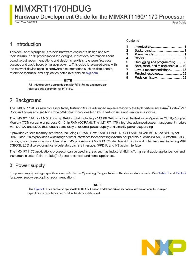 NXP Semiconductors MIMXRT1170HDUG User manual