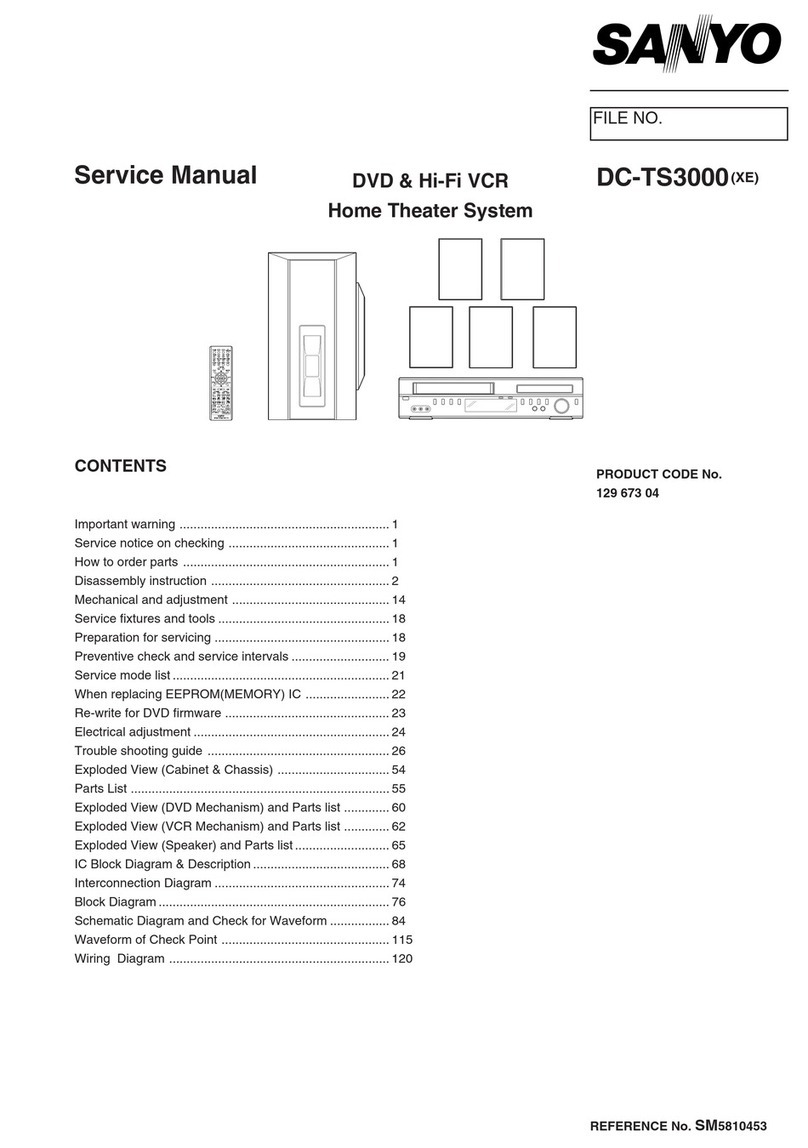 Sanyo DC-TS3000 User manual