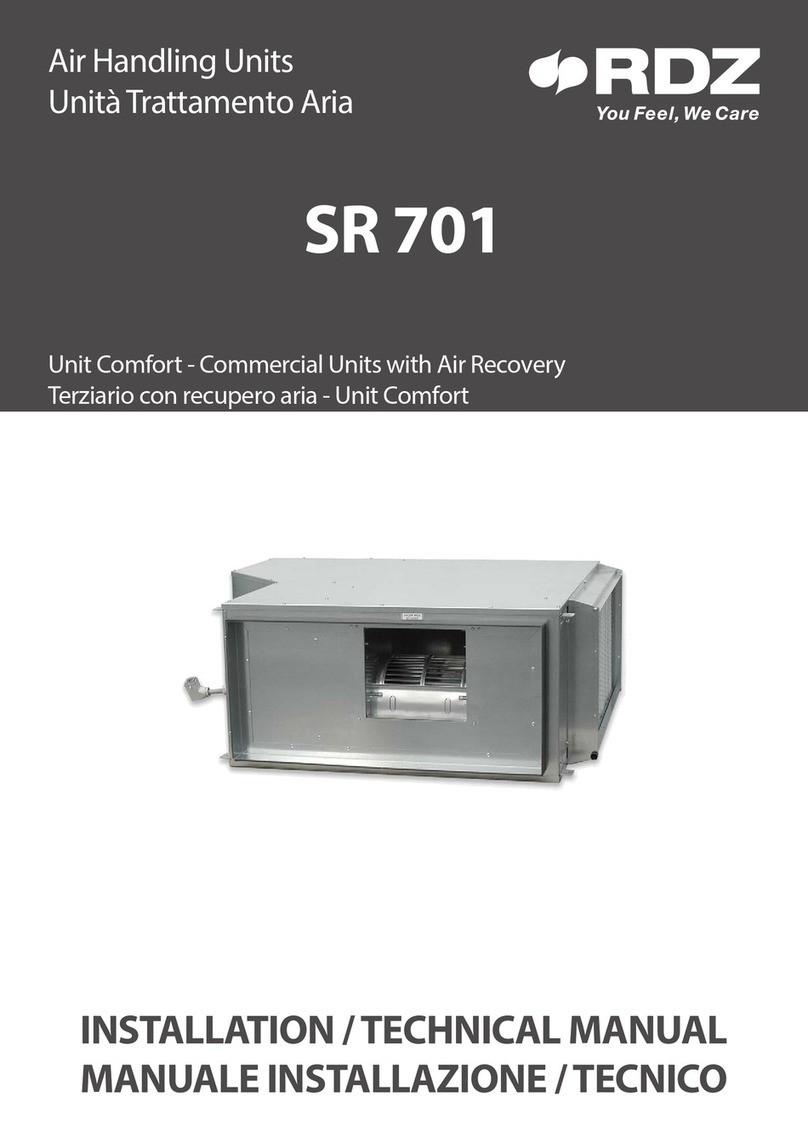 RDZ SR 701 User manual