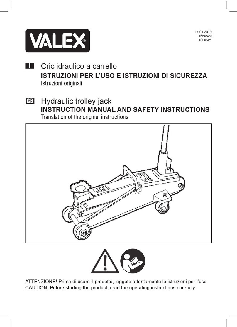 Valex 1650520 Translation of the original instructions
