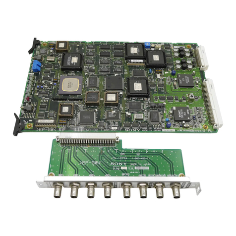Sony BKPF-012A Operation manual