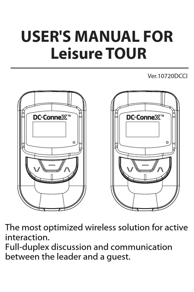 DC-Connex Leisure TOUR DCX-L101 User manual