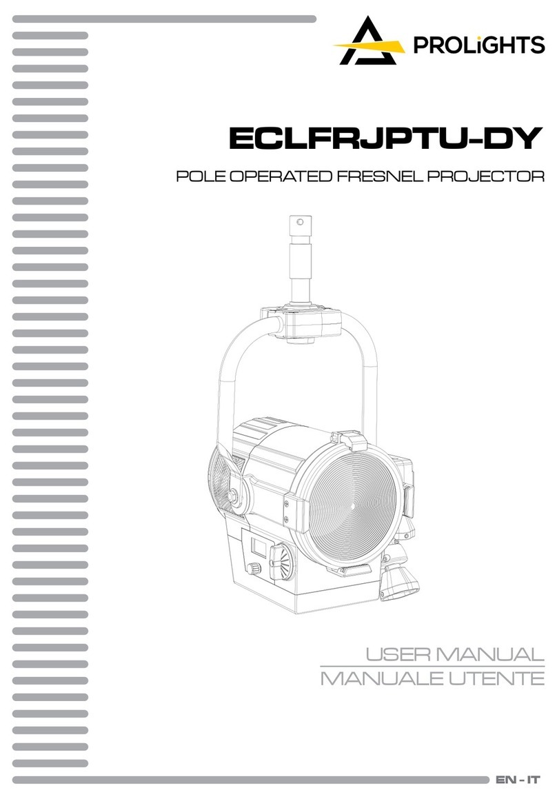 ProLights ECLFRJPTU-DY User manual