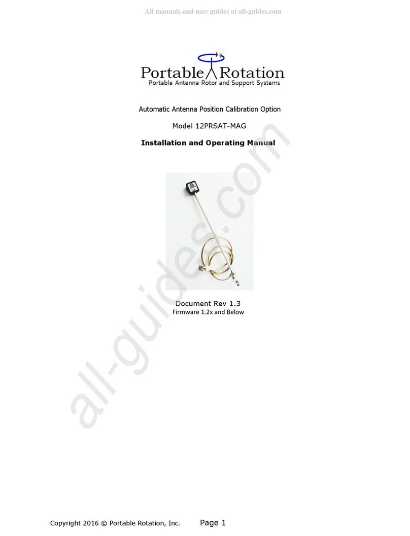 Portable Rotation 12PRSAT-MAG Installation and operating manual
