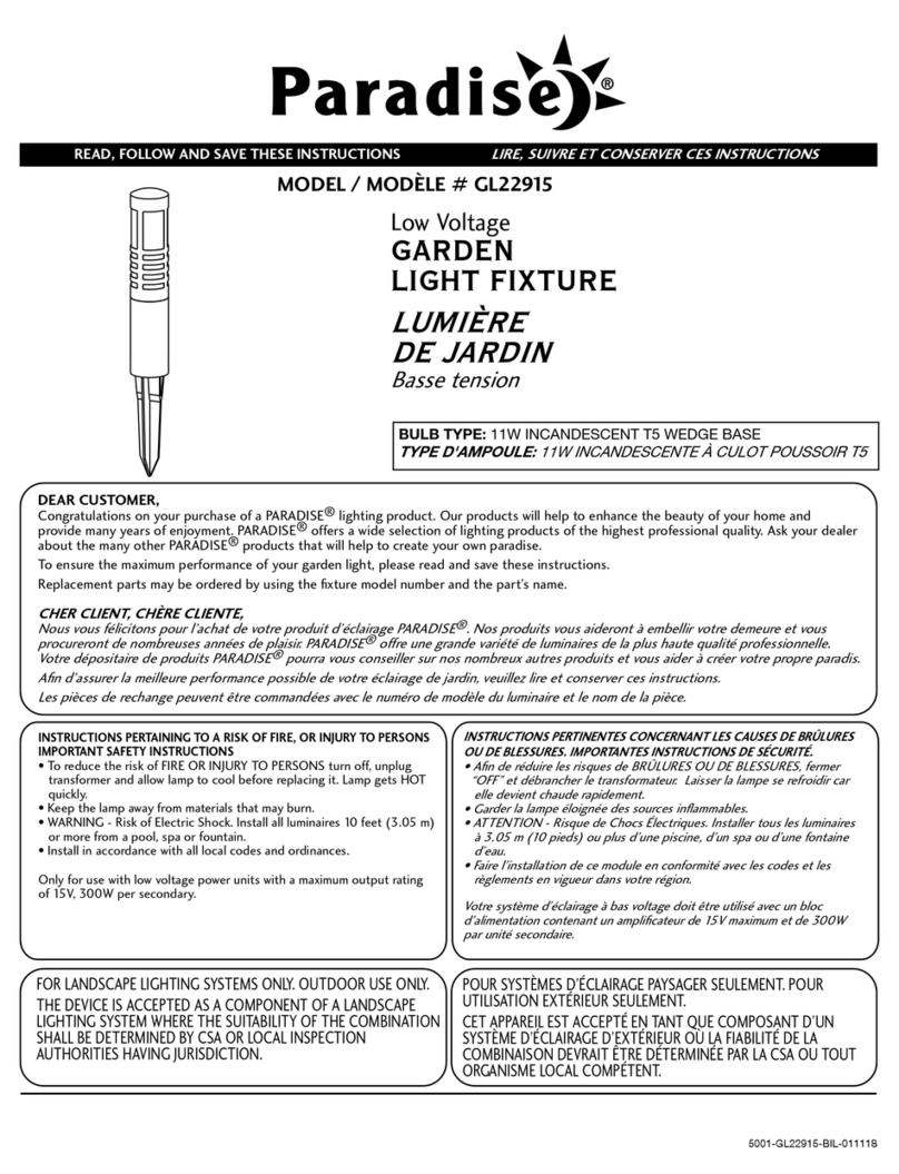 Paradise Datacom GL22915 instructions