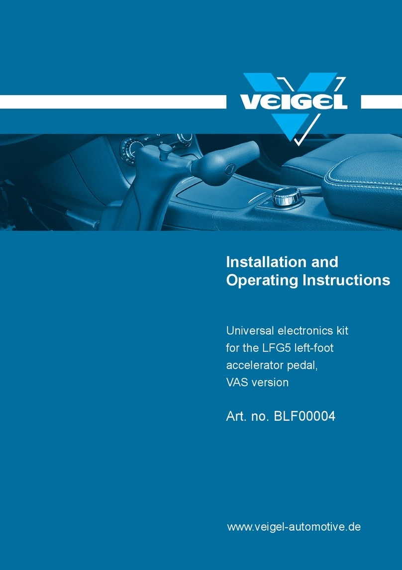 Veigel BLF00004 Installation and operating instructions