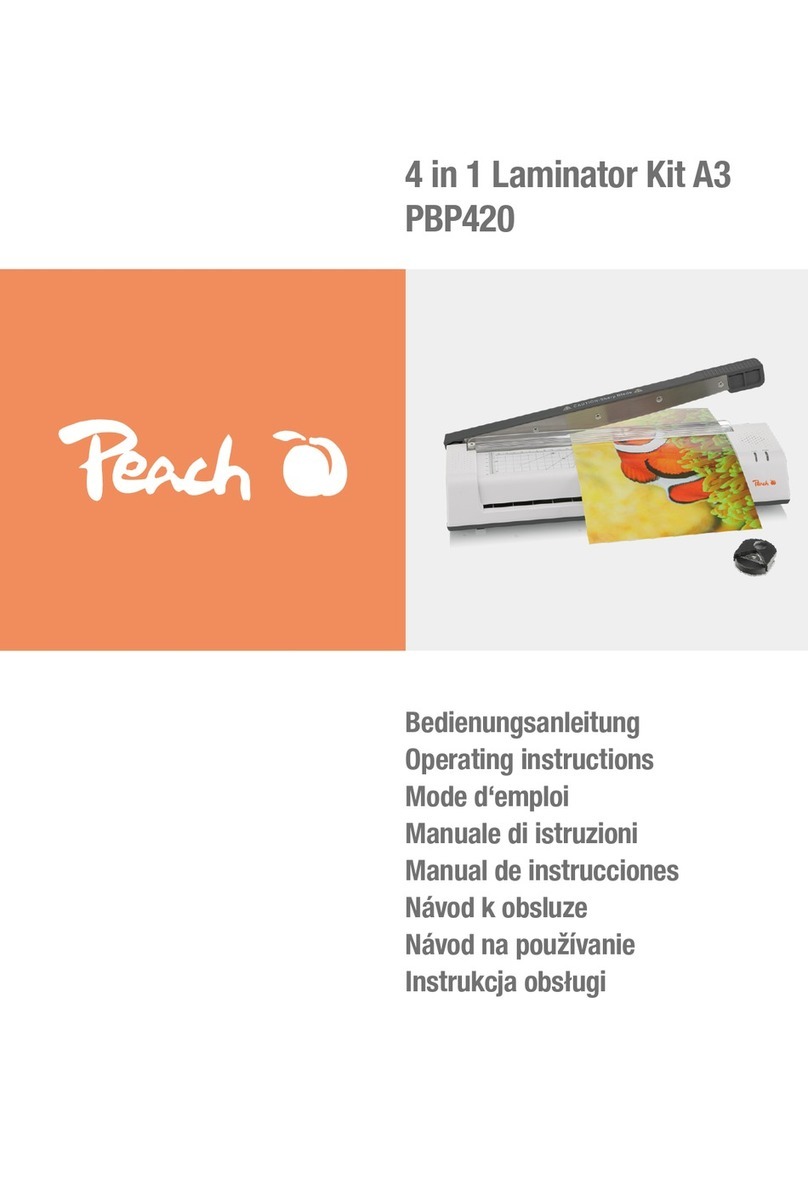 Peach PBP420 operating instructions