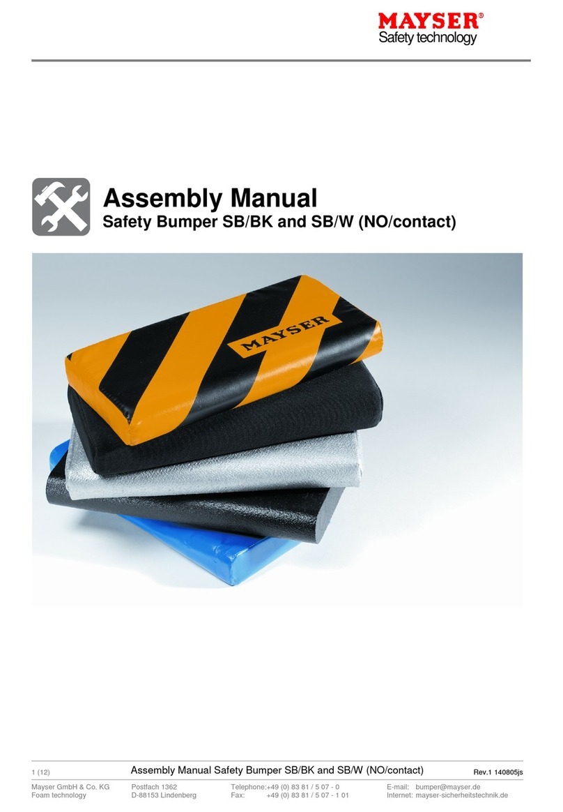 MAYSER SB/BK Assembly manual