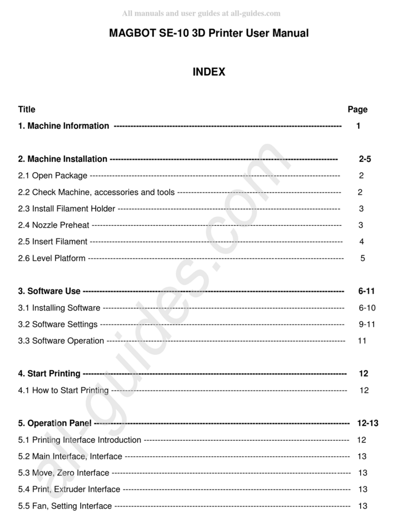 Magbot SE-10 user manual
