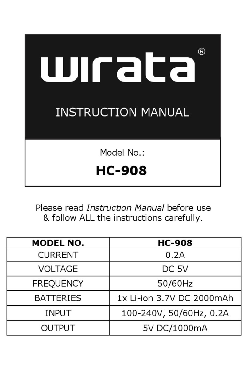 Wirata HC-908 User manual