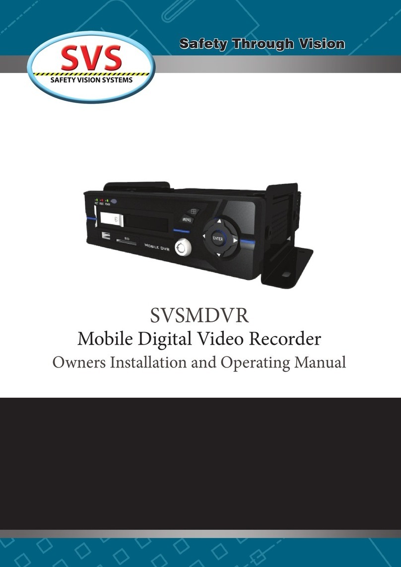SVS SVSMDVR Quick start guide