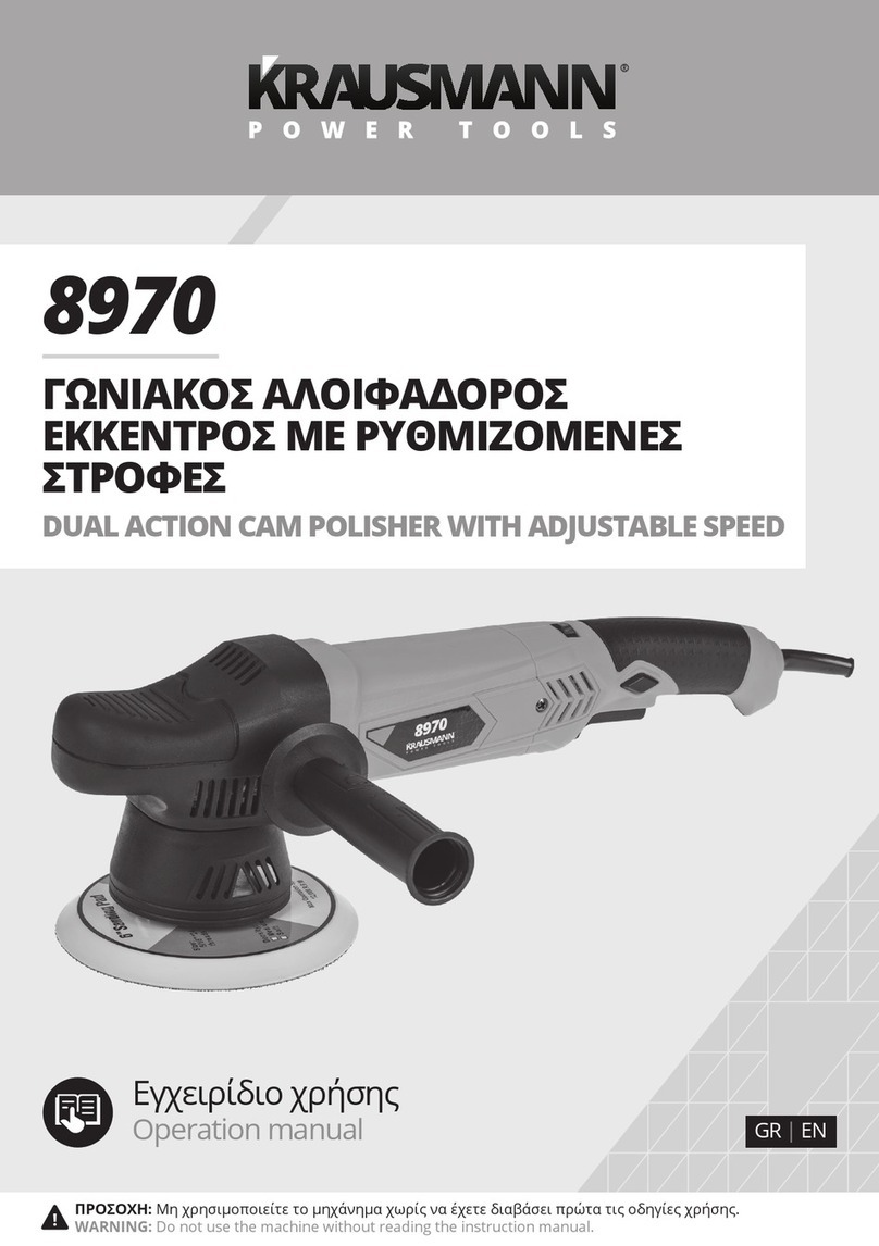 KRAUSMANN 8970 User manual KRAUSMANN 8970 User manual