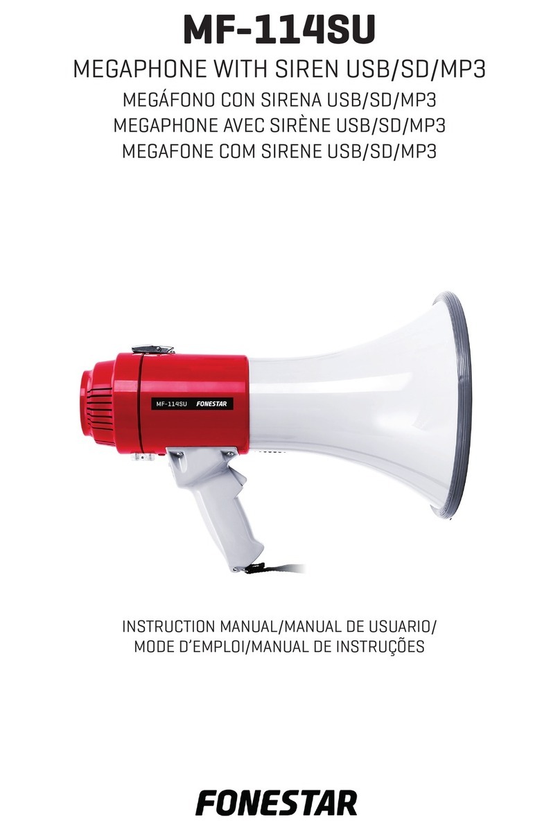 FONESTAR MF-114SU instruction manual