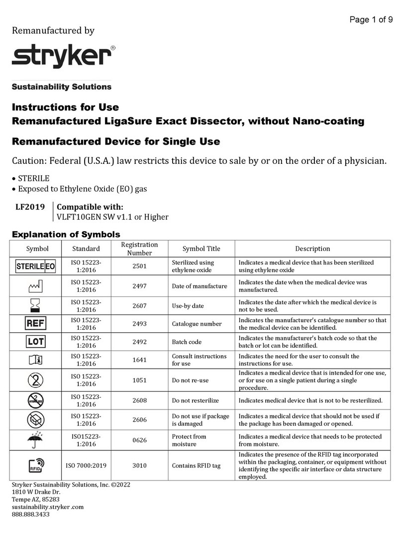 Stryker LF2019 User manual