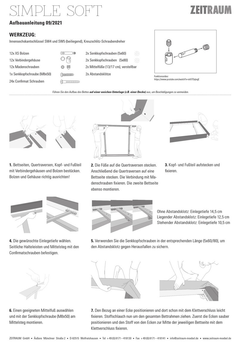 ZEITRAUM SIMPLE SOFT User manual ZEITRAUM SIMPLE SOFT User manual