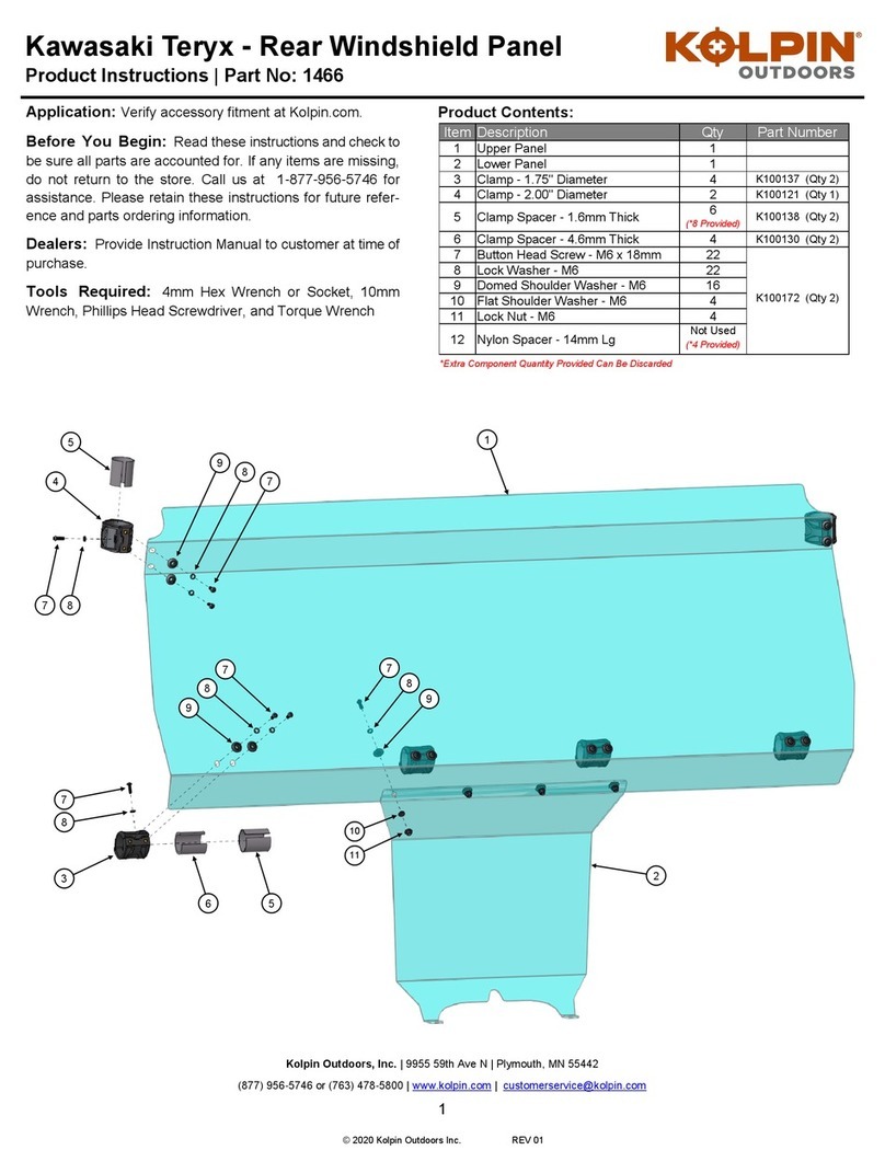 Kolpin 1466 Product instructions