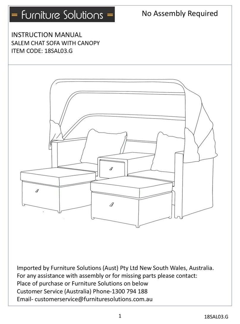 Furniture Solutions 18SAL03.G instruction manual