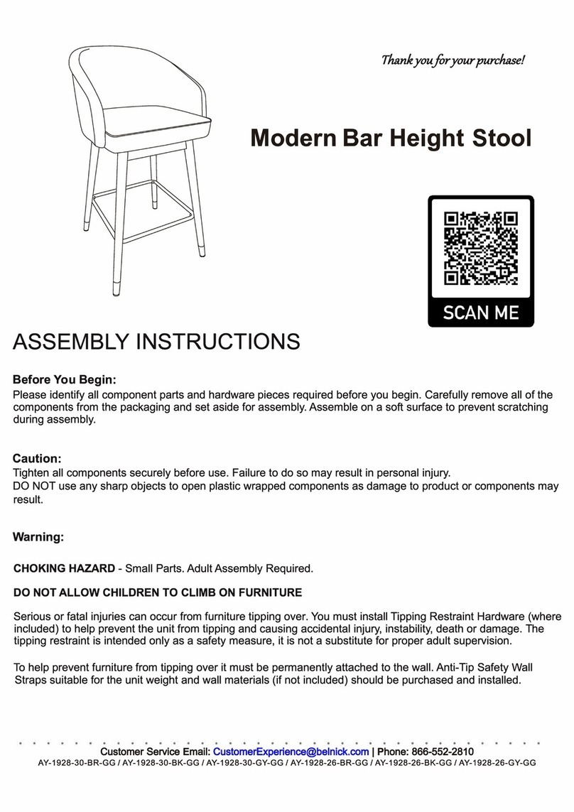 Flash Furniture AY-1928-26-BR-GG Assembly Flash Furniture AY-1928-26-BR-GG Assembly