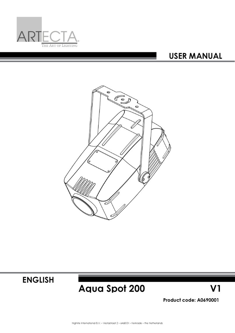 Artecta Aqua Spot 200 user manual