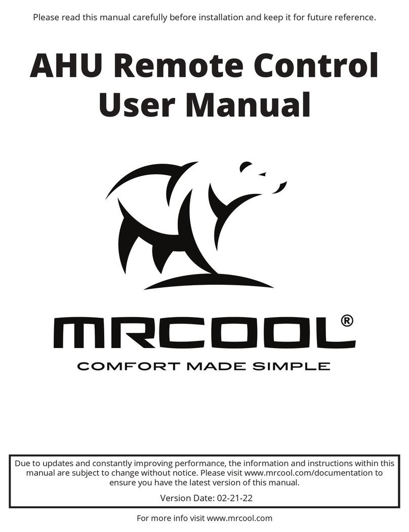 MrCool RG10F2/BGEFU1 manual