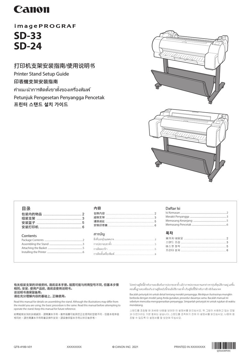 Canon imagePROGRAF SD-33 User manual