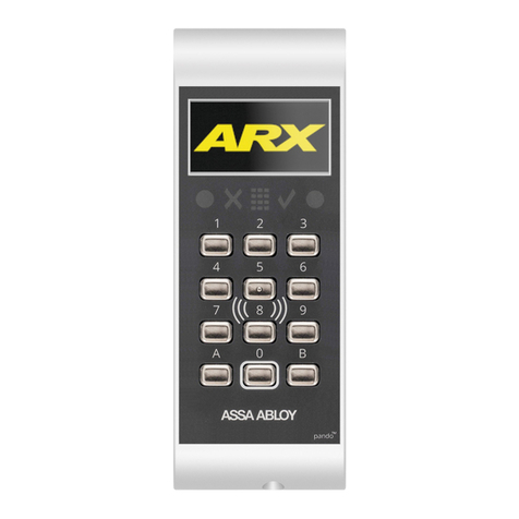 Assa Abloy Pando S559686085 quick start guide Assa Abloy Pando S559686085 quick start guide
