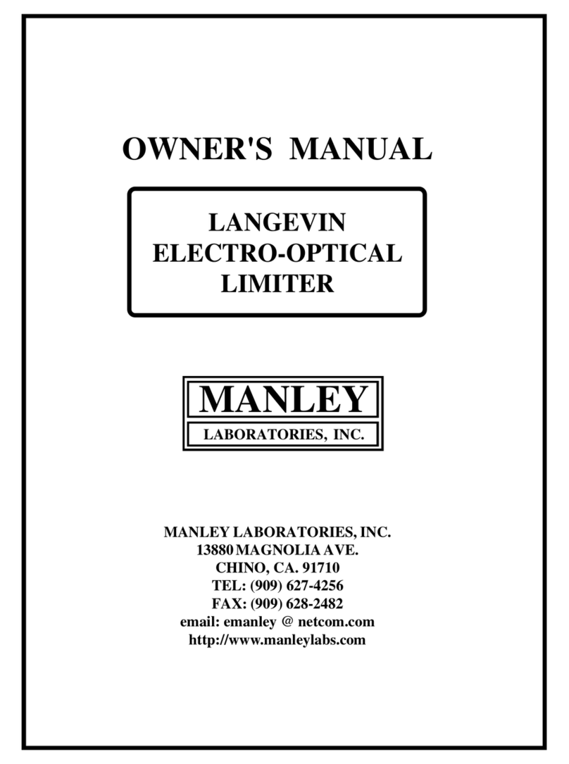 Manley Langevin ELOP owner's manual