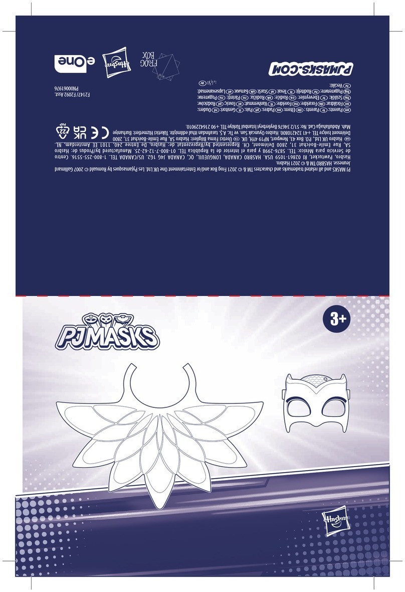 Hasbro PJ Masks User manual Hasbro PJ Masks User manual