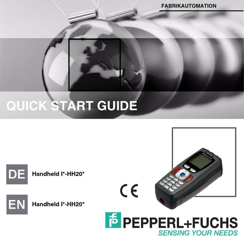 Pepperl+Fuchs I HH20 Series quick start guide