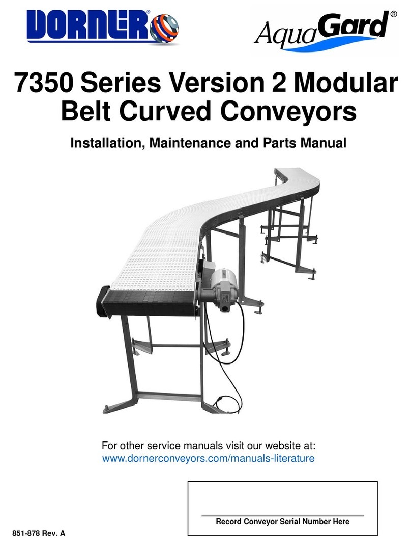 Dorner AquaGard 7350 Series User manual