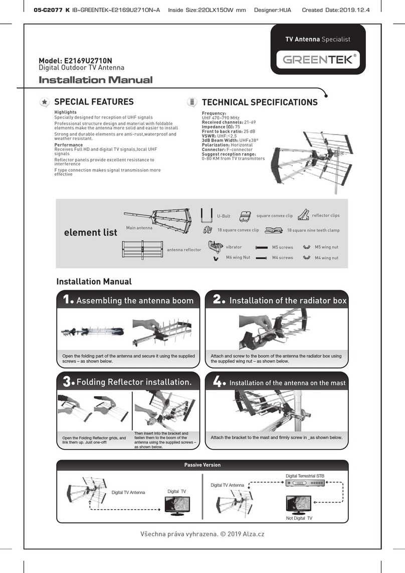 Greentek E2169U2710N User manual