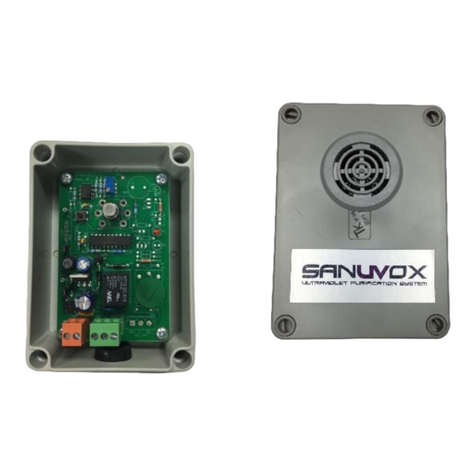 Sanuvox S1000FX-GX Installer's instructions