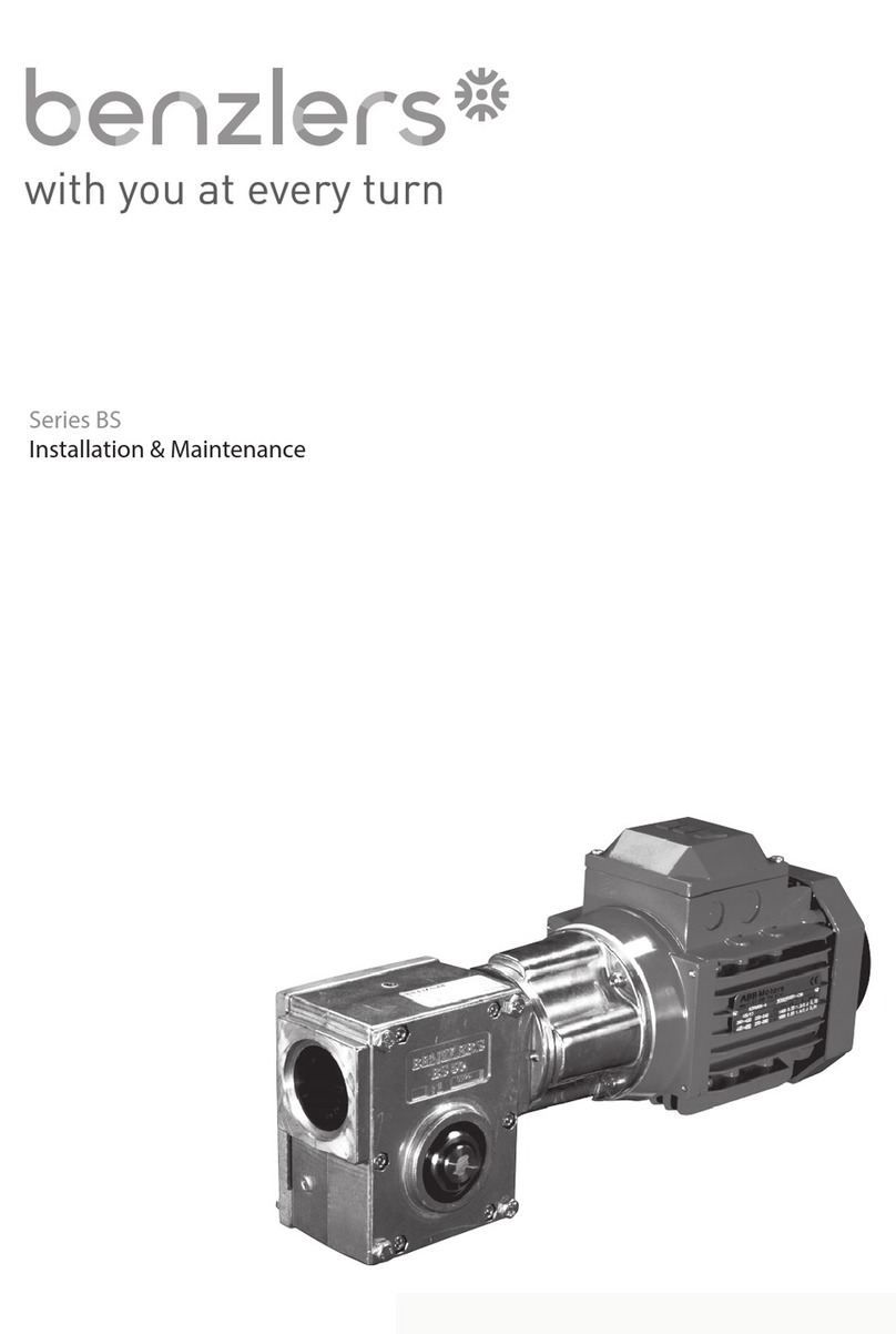 Benzlers BS Series Installation & maintenance