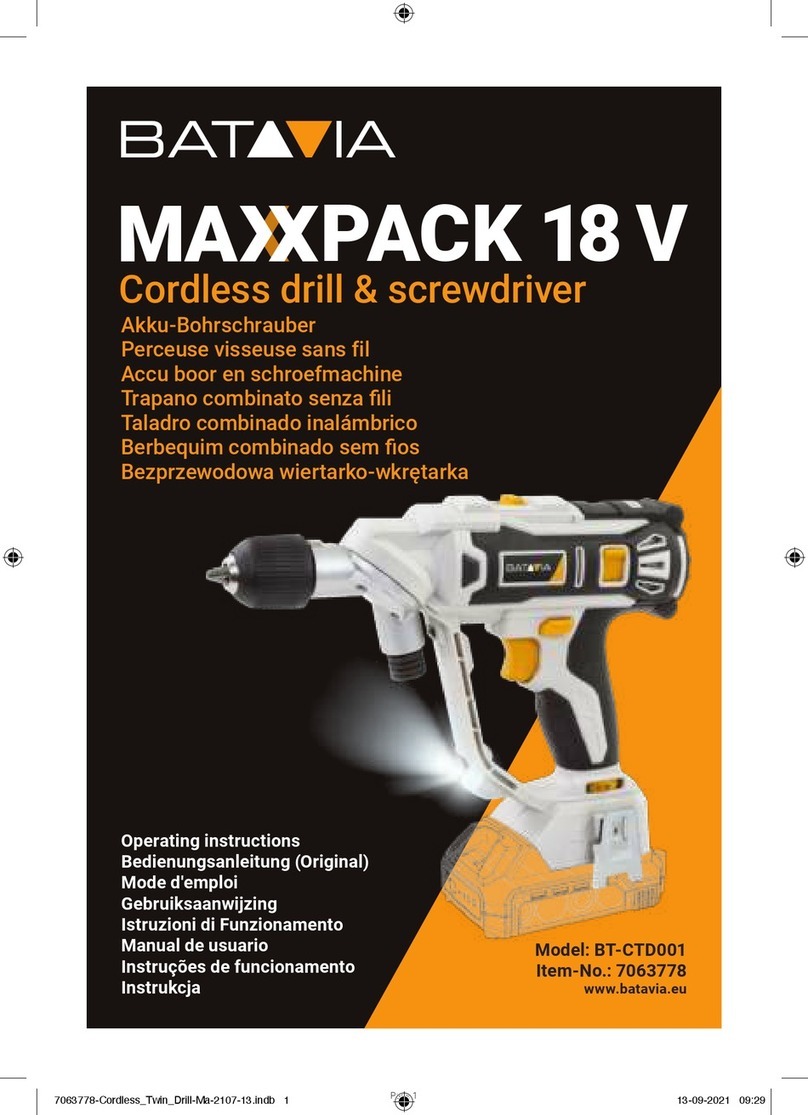 Batavia Maxxpack BT-CTD001 User manual
