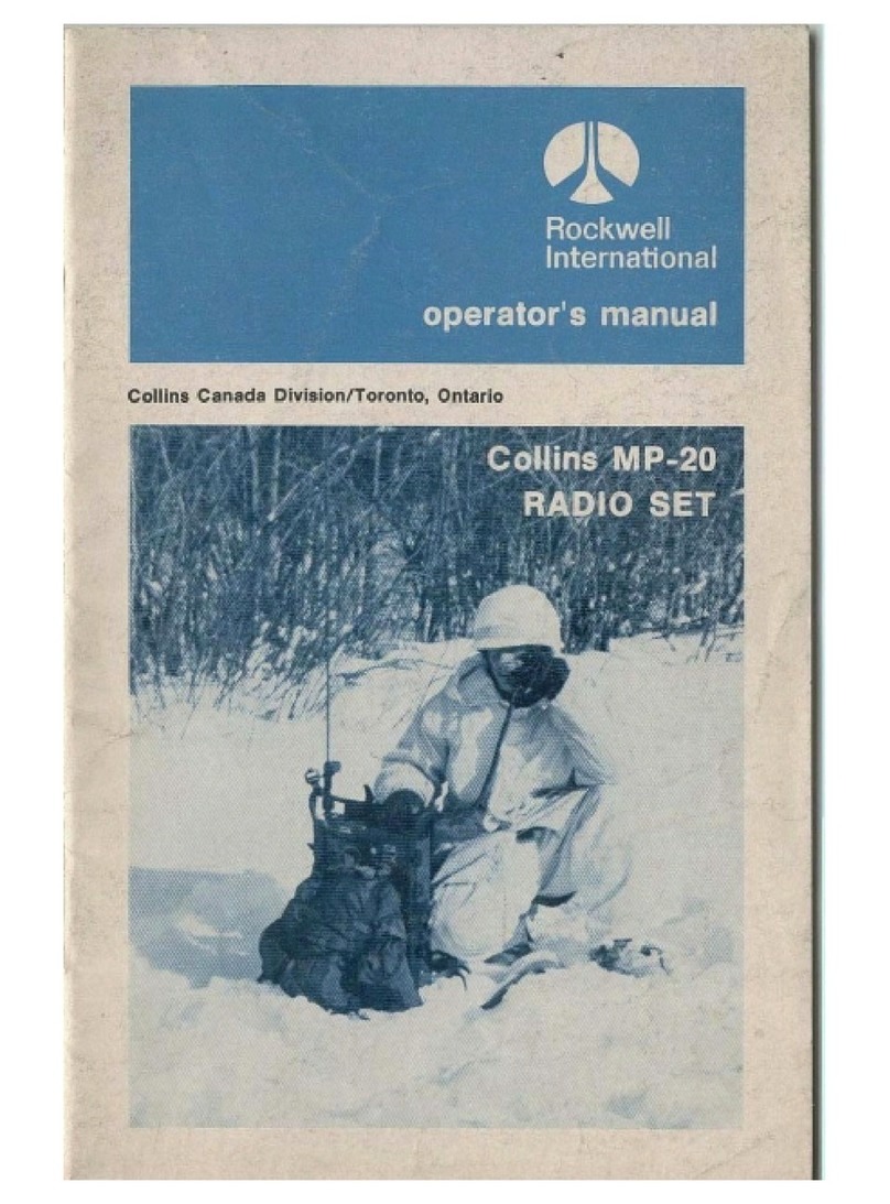 Rockwell Automation COLLINS MP-20 Operator's manual