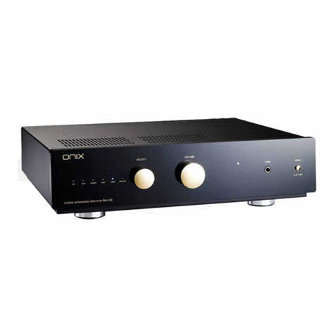 Onix RA-125 User manual