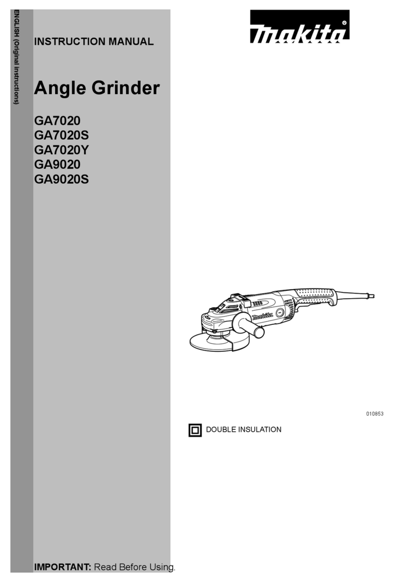 Makita GA7020Y User manual Makita GA7020Y User manual