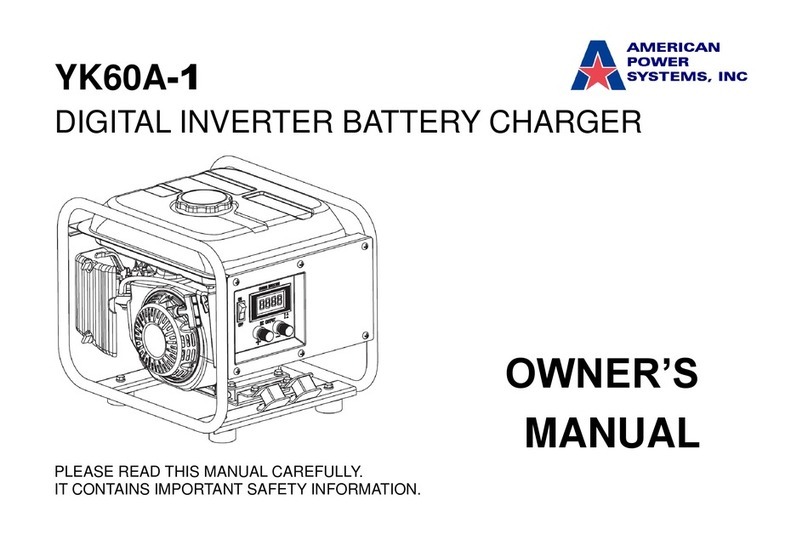 American Power Systems YK60A Series owner's manual