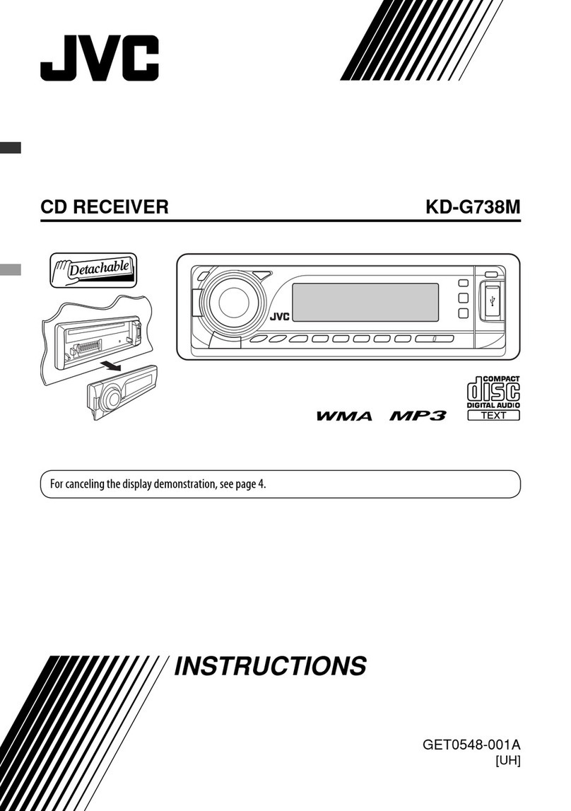 JVC KD-G738M User manual