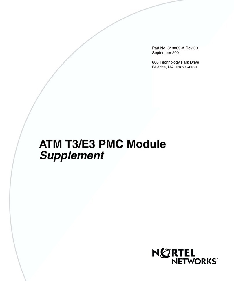 Nortel ATM T3 manual