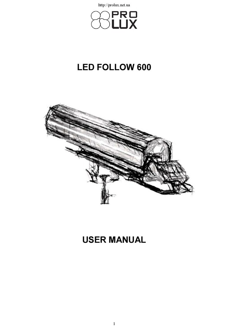 Prolux LED FOLLOW 600 User manual