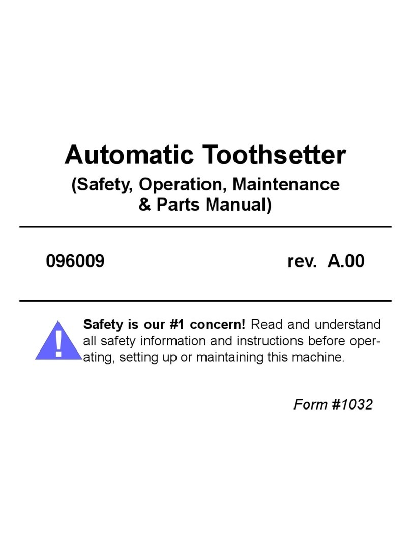 woodmizer 096009 Safety, Operation, Maintenance & Parts Manual
