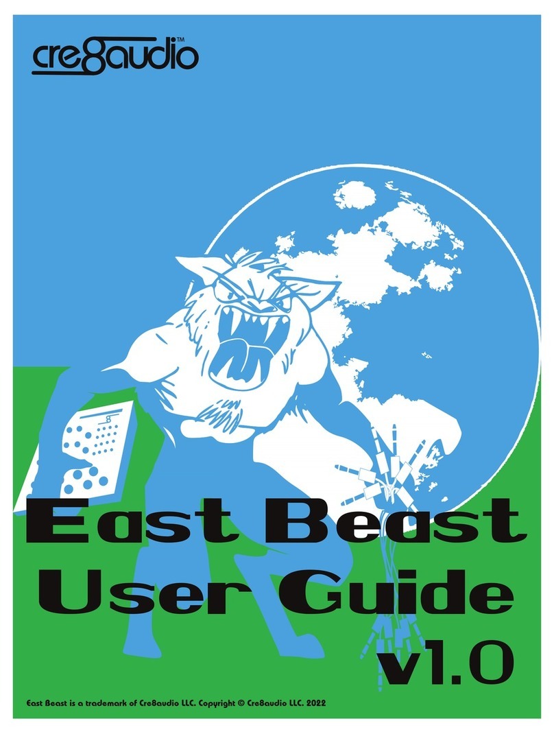 cre8audio East Beast user guide