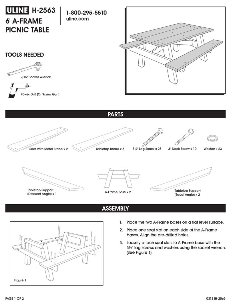 U-Line H-2563 Assembly instructions U-Line H-2563 Assembly instructions