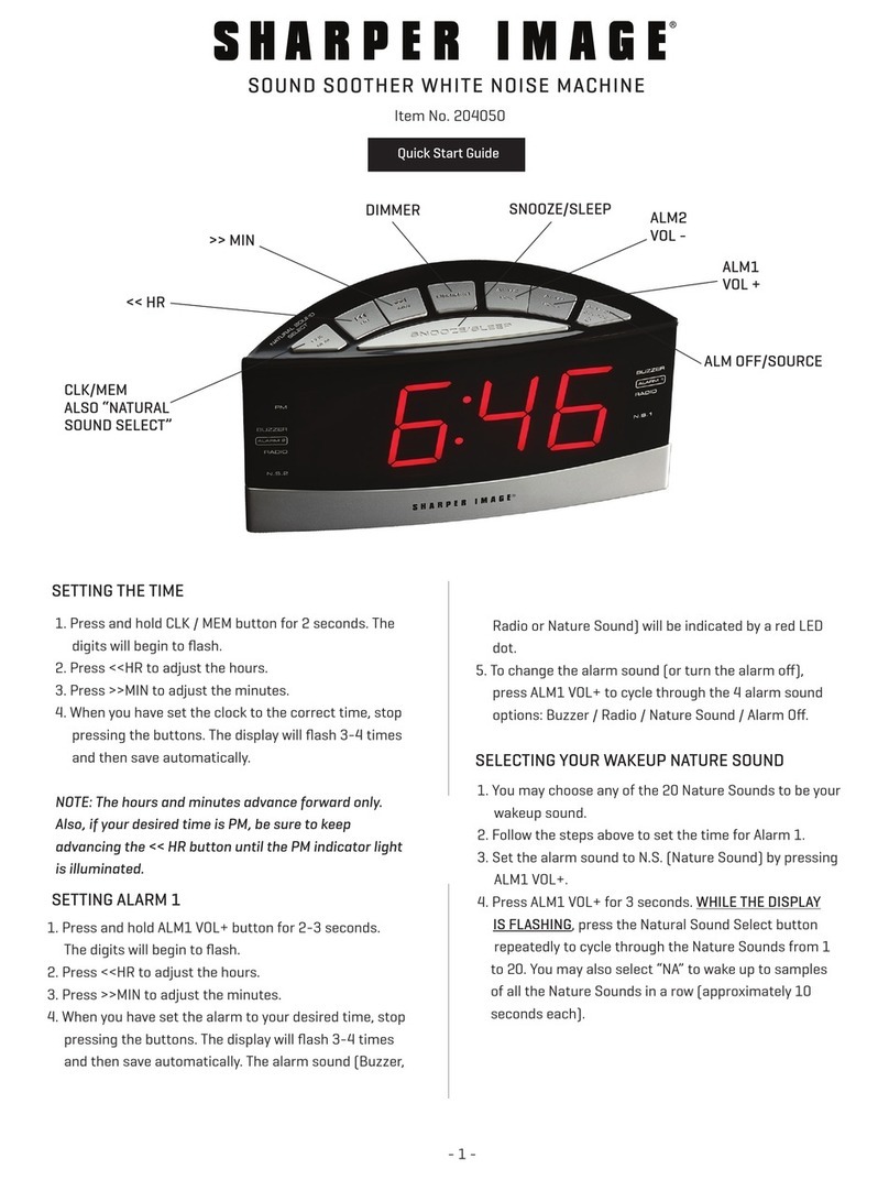 Sharper Image 204050 User manual