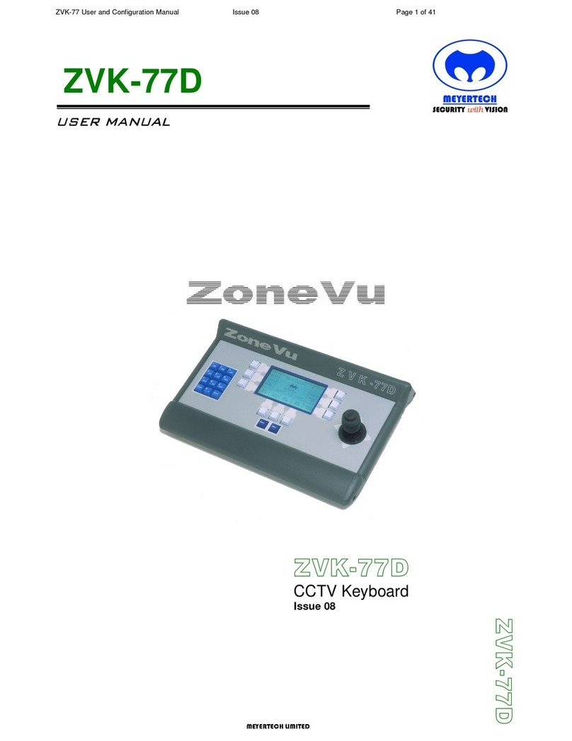 ZoneVu ZoneVu ZVK-77D user manual