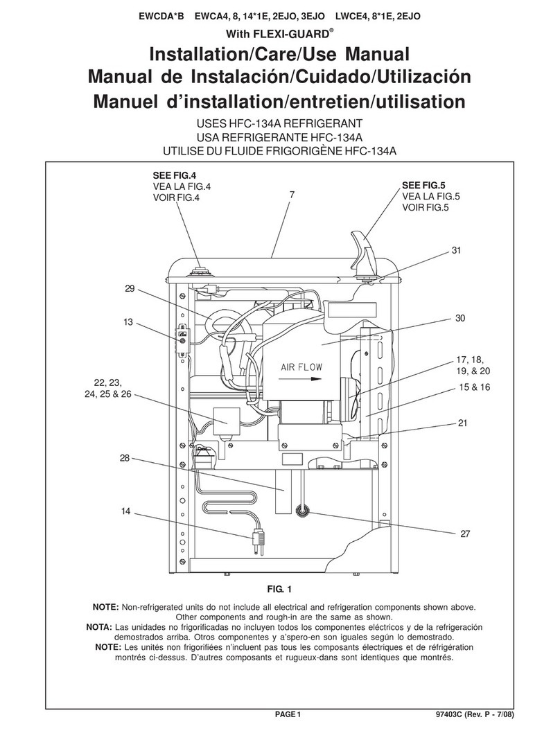 Elkay EWCDA B Series Installation manual Elkay EWCDA B Series Installation manual