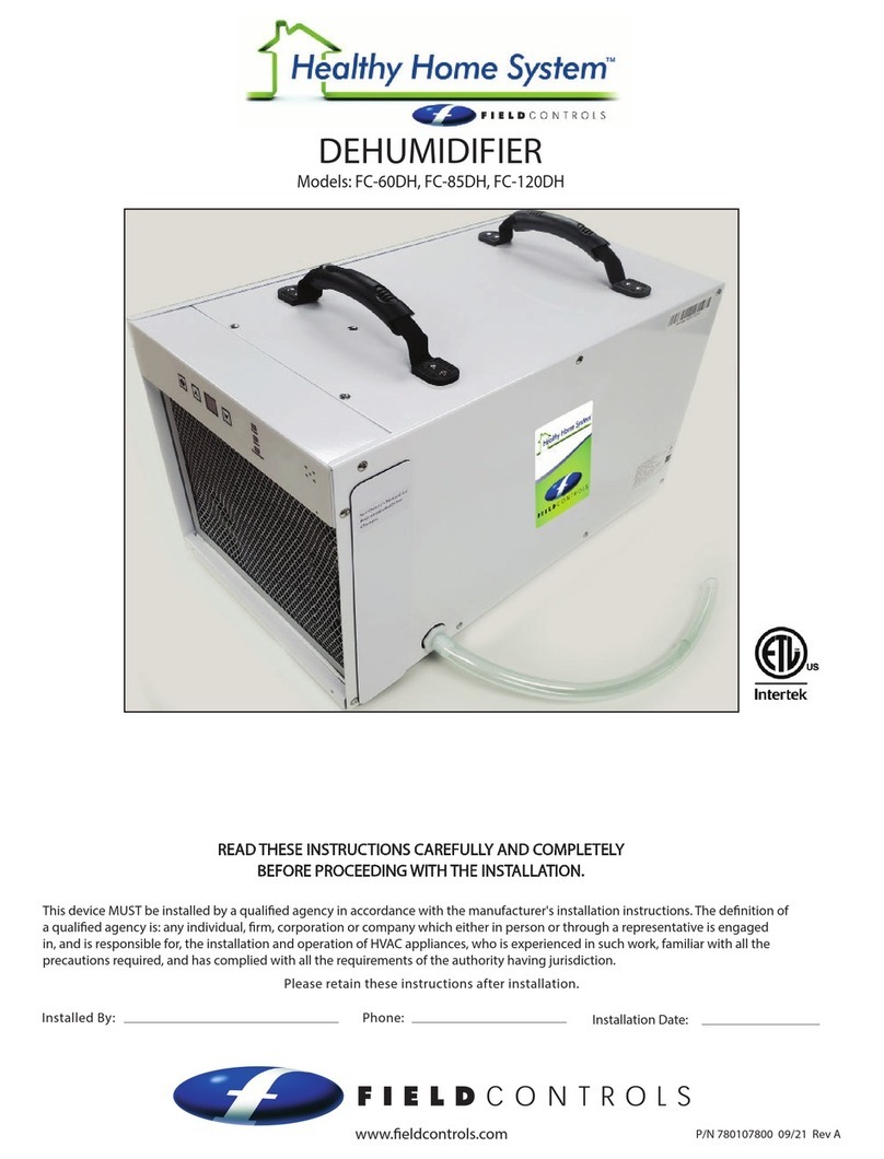 Field Controls FC-60DH quick start guide