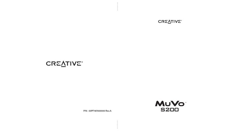 Creative MuVo S200 User manual